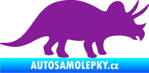Samolepka Triceratops 001 pravá fialová