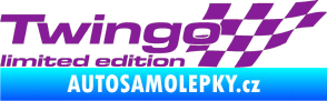 Samolepka Twingo limited edition pravá fialová