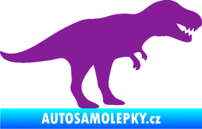 Samolepka Tyrannosaurus Rex 001 pravá fialová