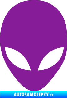 Samolepka UFO 002 fialová