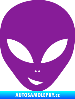 Samolepka UFO 003 levá fialová