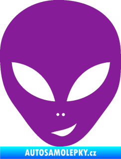 Samolepka UFO 003 pravá fialová
