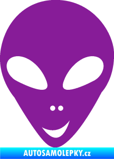 Samolepka UFO 004 levá fialová