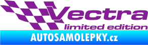 Samolepka Vectra limited edition levá fialová