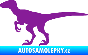 Samolepka Velociraptor 001 levá fialová