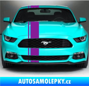 Samolepka Viper pruhy 2 cm + 15 cm fialová