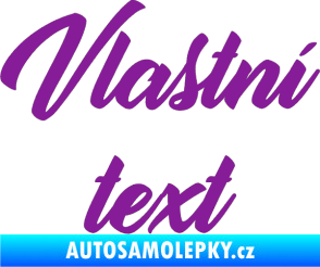 Samolepka Vlastní text - Orange Personal fialová