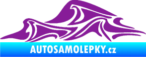 Samolepka Vlny 002 levá moře fialová