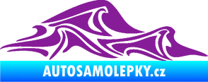 Samolepka Vlny 002 pravá moře fialová
