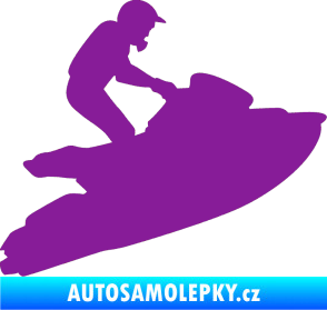 Samolepka Vodní skútr 001 pravá fialová