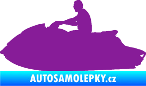 Samolepka Vodní skútr 003 levá fialová
