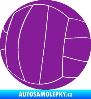 Samolepka Volejbalový míč 003 fialová
