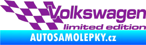 Samolepka Volkswagen limited edition levá fialová