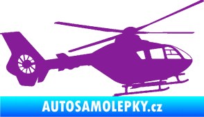Samolepka Vrtulník 006 pravá fialová