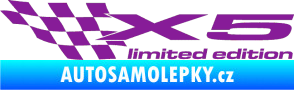 Samolepka X5 limited edition levá fialová