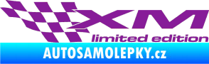 Samolepka Xm limited edition levá fialová