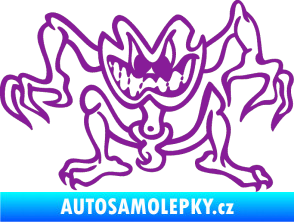 Samolepka Žabák pravá fialová