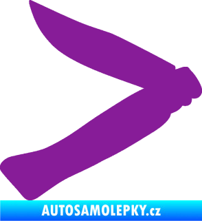 Samolepka Zavírací nůž 001 levá fialová
