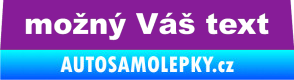 Samolepka Zetor - přední fialová