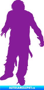 Samolepka Zombie 001 levá fialová