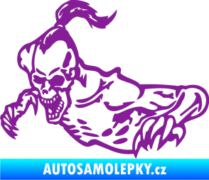 Samolepka Zombík levá fialová