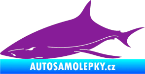 Samolepka Žralok 008 levá fialová