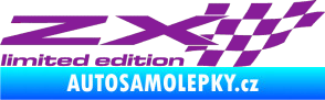 Samolepka ZX limited edition pravá fialová