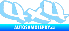 Samolepka 4x4 varianta 001 světle modrá