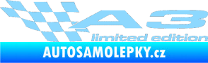 Samolepka A3 limited edition levá světle modrá