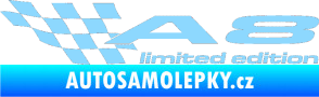 Samolepka A8 limited edition levá světle modrá