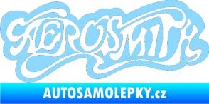 Samolepka Aerosmith 003 světle modrá