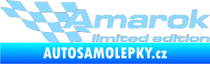 Samolepka Amarok limited edition levá světle modrá