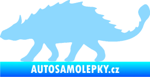 Samolepka Ankylosaurus 001 levá světle modrá