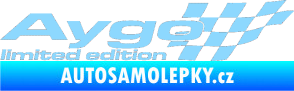 Samolepka Aygo limited edition pravá světle modrá