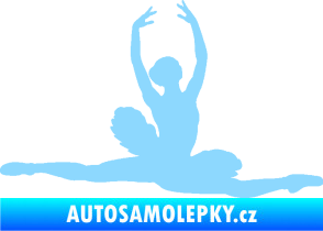 Samolepka Baletka 004 pravá světle modrá