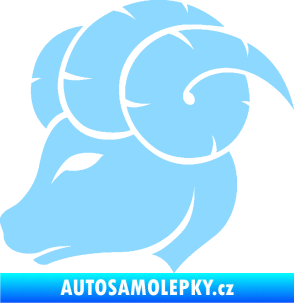 Samolepka Beran zvěrokruh 002 levá světle modrá