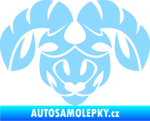Samolepka Beran zvěrokruh 003  světle modrá