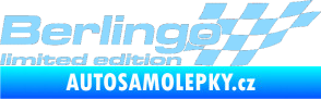 Samolepka Berlingo limited edition pravá světle modrá
