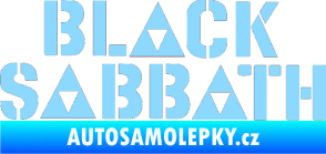 Samolepka Black Sabbath 001 světle modrá
