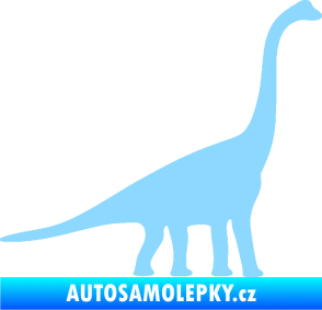 Samolepka Brachiosaurus 001 pravá světle modrá