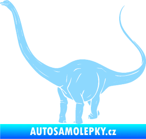 Samolepka Brachiosaurus 002 levá světle modrá