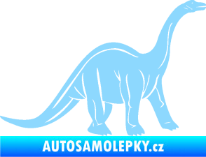 Samolepka Brachiosaurus 003 pravá světle modrá