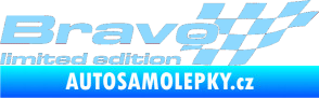 Samolepka Bravo limited edition pravá světle modrá