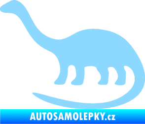 Samolepka Brontosaurus 001 levá světle modrá