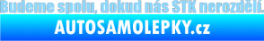 Samolepka Budeme spolu, dokud nás STK nerozdělí světle modrá