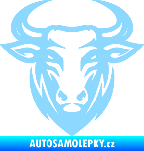 Samolepka Býk 010 světle modrá