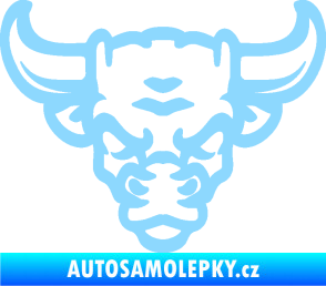 Samolepka Býk 012 světle modrá