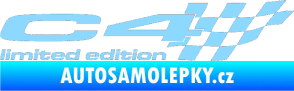 Samolepka C4 limited edition pravá světle modrá