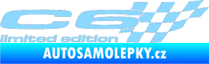Samolepka C6 limited edition pravá světle modrá
