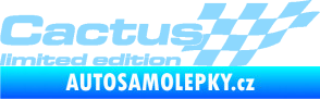 Samolepka Cactus limited edition pravá světle modrá